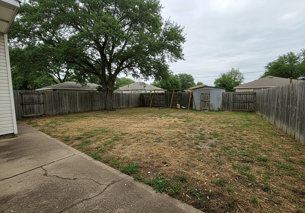 Old pool before renovation